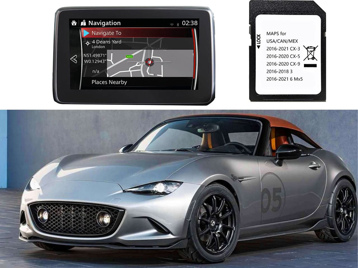 Ulfeng Navigation SD Card for Mazda CX-5 offers reliable routes with quarterly map updates.