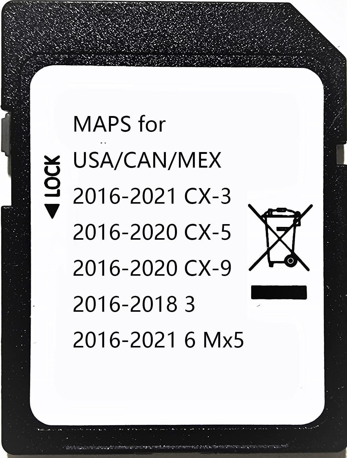 Ulfeng Navigation SD Card for Mazda CX-9 boosts accuracy in unfamiliar areas.