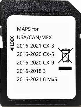 Ulfeng Navigation SD Card for Mazda CX-9 boosts accuracy in unfamiliar areas.