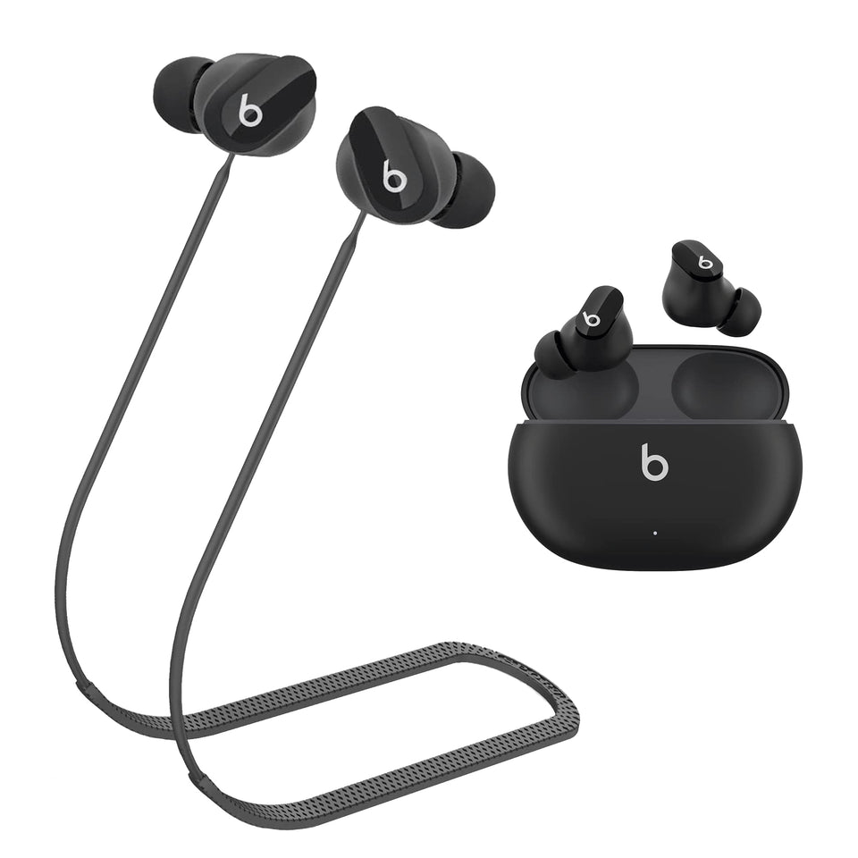 ULITIQ Beats Studio Buds strap closeup highlighting durable silicone material for all-day wear