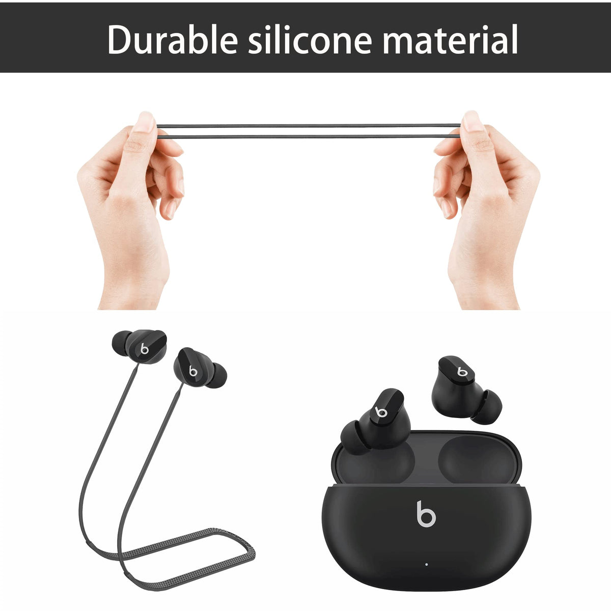 ULITIQ Beats Studio Buds strap anti-lost design for biking and running