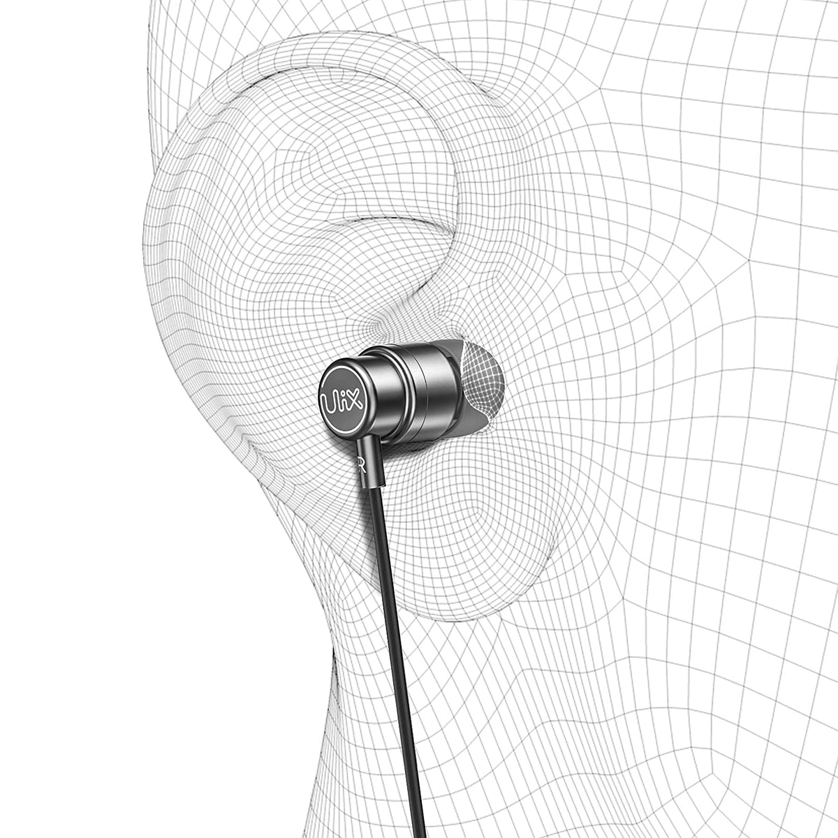 Ulix Rider grey design adds subtle, versatile style to any setup.