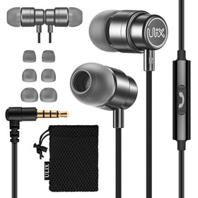 Ulix Rider wired earbuds with magnets clip neatly for easy portable wear.