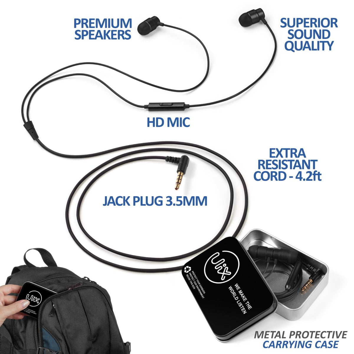 UliX Rider earbuds deliver strong bass through tuned drivers for immersive listening