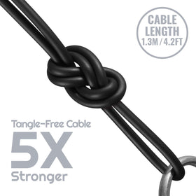 UliX Rider anti-tangle cable keeps cords neat during travel