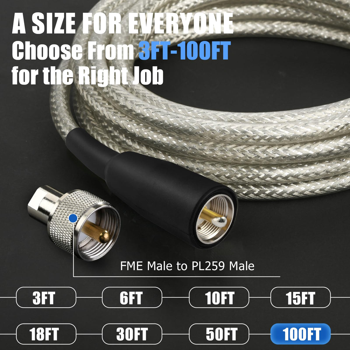 Ullnosoo cable connected to marine antenna, ensuring reliable seaworthy signal