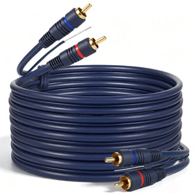 Ullnosoo turntable cable with ground wire close-up showing gold-plated connectors for clean signal