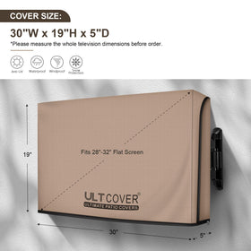ULTCOVER clear TPU flap close-up letting you watch while covered