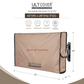 ULTCOVER fabric close-up revealing 600D polyester texture and durable waterproof benefit