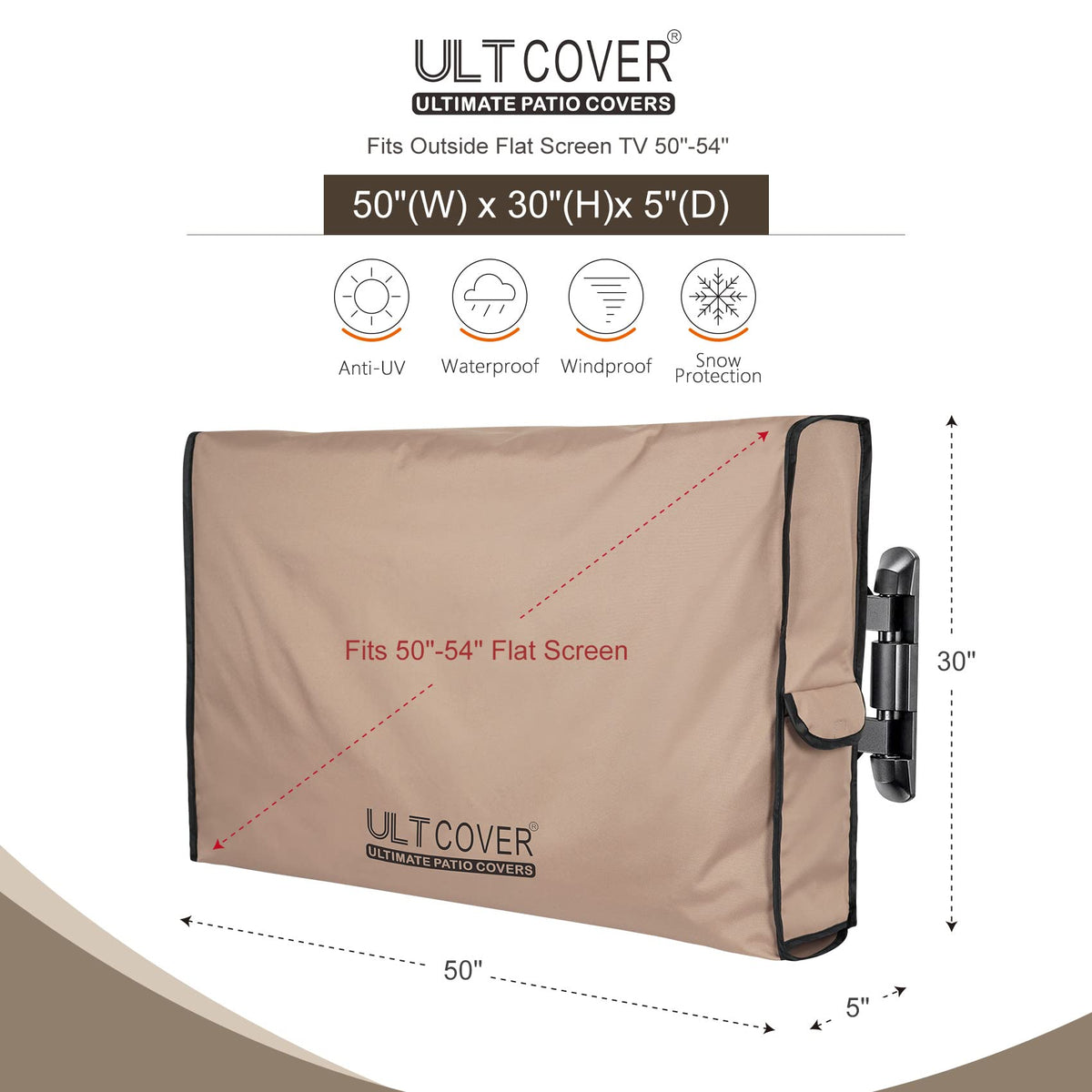 ULTCOVER fabric close-up highlighting 600D texture and durable protection