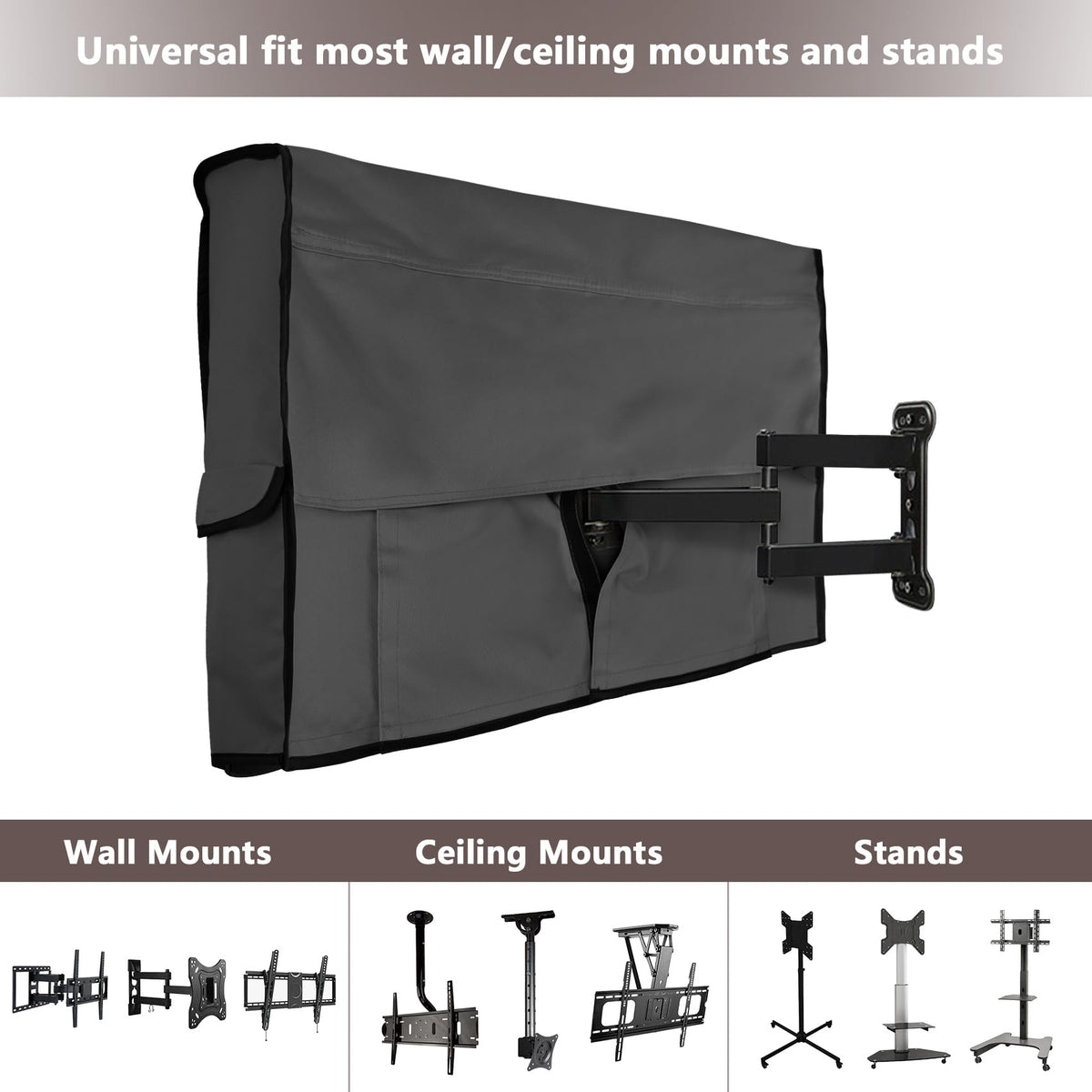 ULTCOVER remote pocket keeps the remote handy when you step outside.