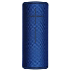 Ultimate Ears Boom 3 Lagoon Blue shows waterproof design ideal for beach listens.