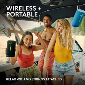 Ultimate Ears EVERBOOM with large bass performance for party playlists.