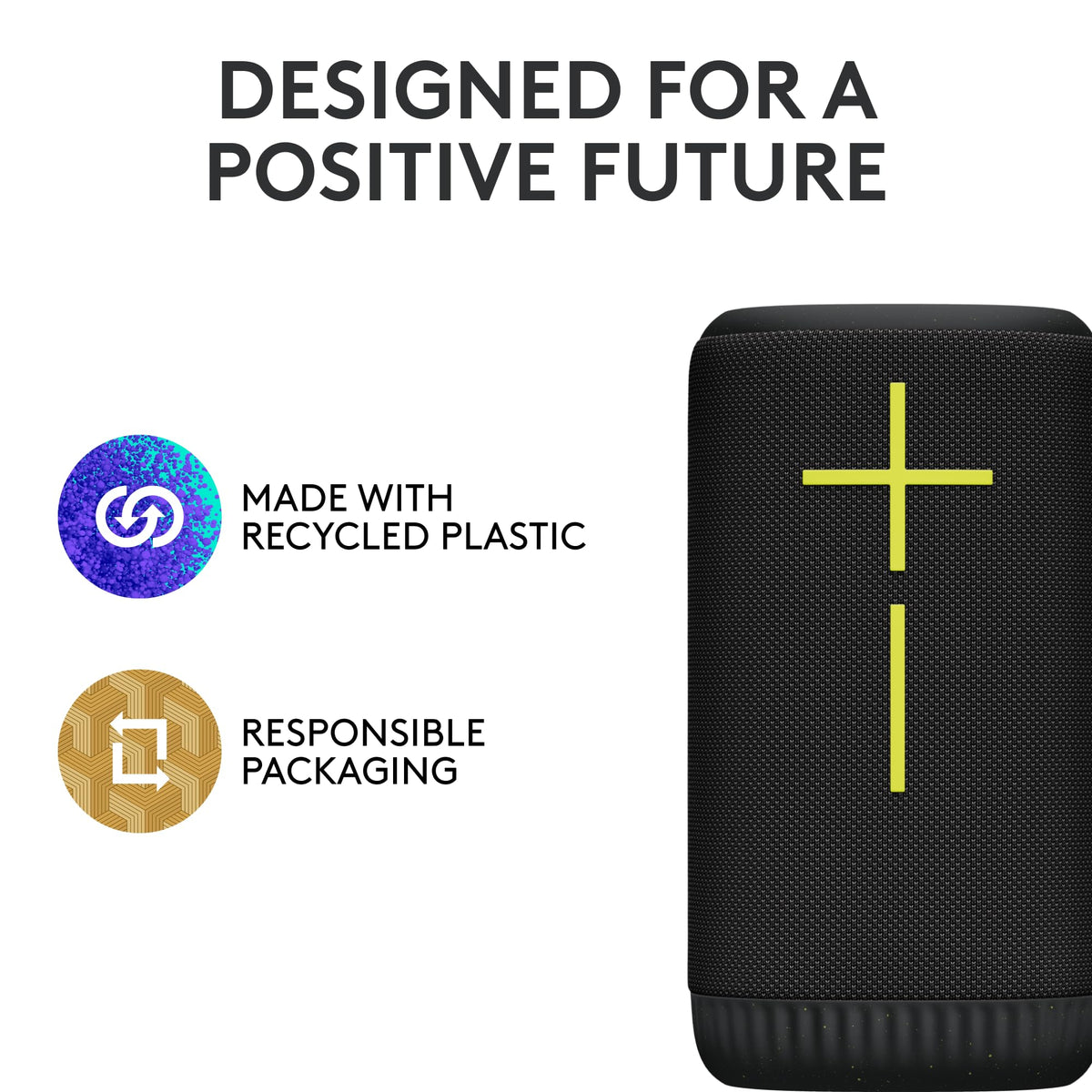 Ultimate Ears EVERBOOM recycled-plastic build supports sustainability