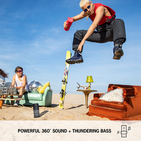 Ultimate Ears Megaboom 3 floating water feature supports safe poolside playback