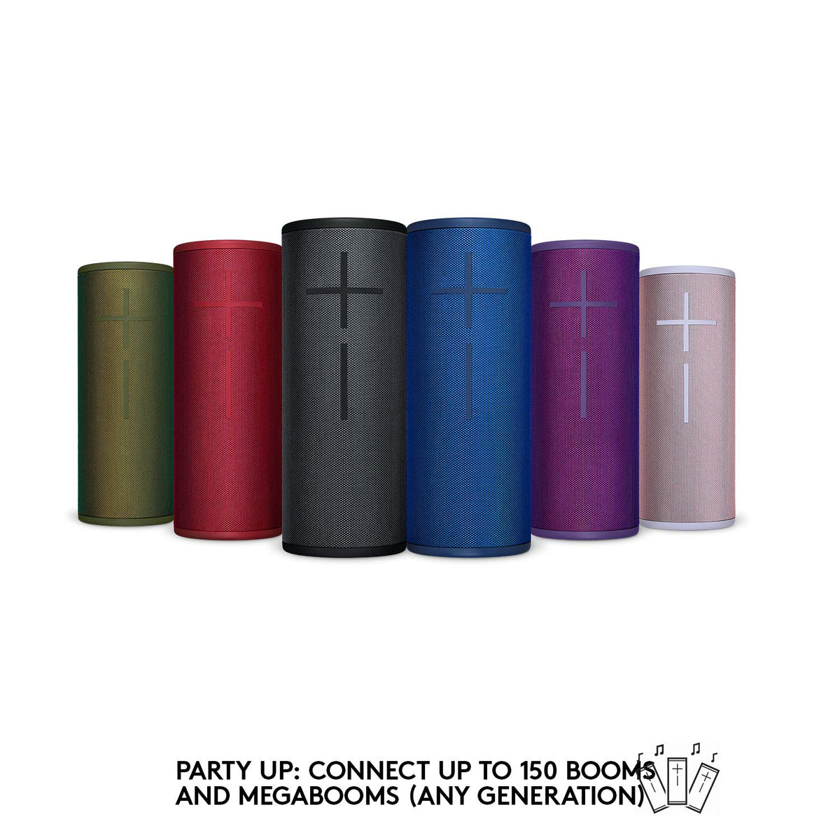 MEGABOOM 3 PARTYUP enables multi-speaker pairing for bigger sound.