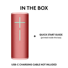 MEGABOOM 4 drop-proof design keeps music playing during travel.