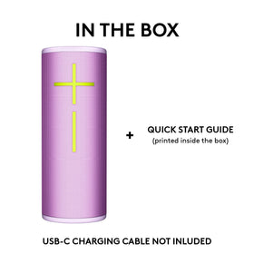 Ultimate Ears MEGABOOM 4 supports one-touch playlists with major streaming services.