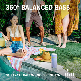 Ultimate Ears MEGABOOM 4 waterproof design keeps music playing poolside.