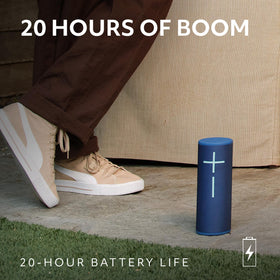 Ultimate Ears Megaboom 4 waterproof and floating for poolside play.