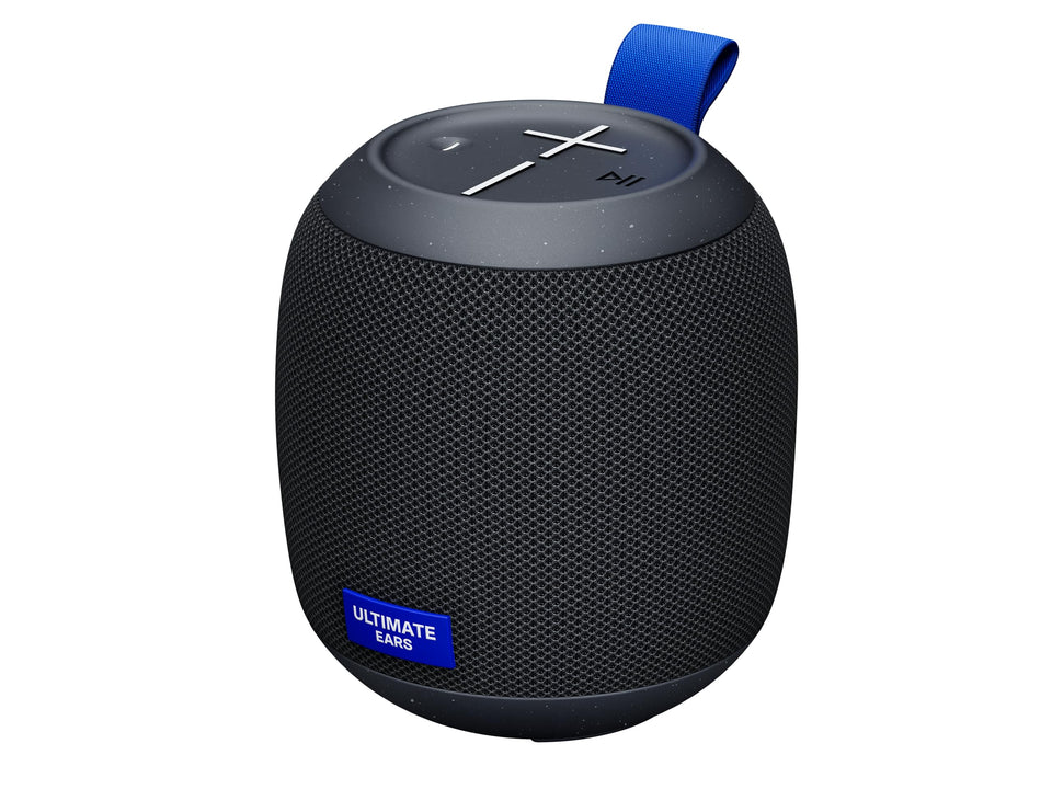 Ultimate Ears WONDERBOOM PLAY front view showing speakers and compact design for portable listening