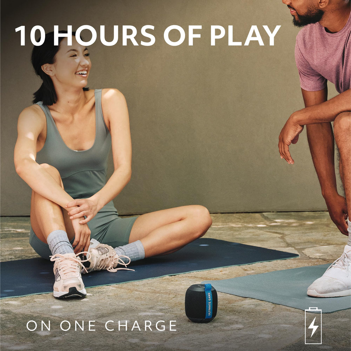 Ultimate Ears WONDERBOOM PLAY side hand loop for convenient carrying and attachment