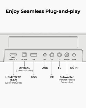 ULTIMEA Aura A40 Pro VocalMatrix enhances vocal placement across channels.