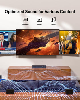 ULTIMEA Poseidon D50 app control for quick EQ adjustments and sound tuning