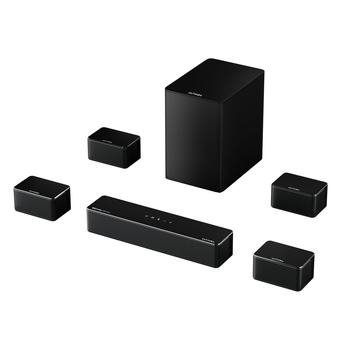 ULTIMEA Poseidon D80 7.1Ch surround system enhances cinematic TV audio