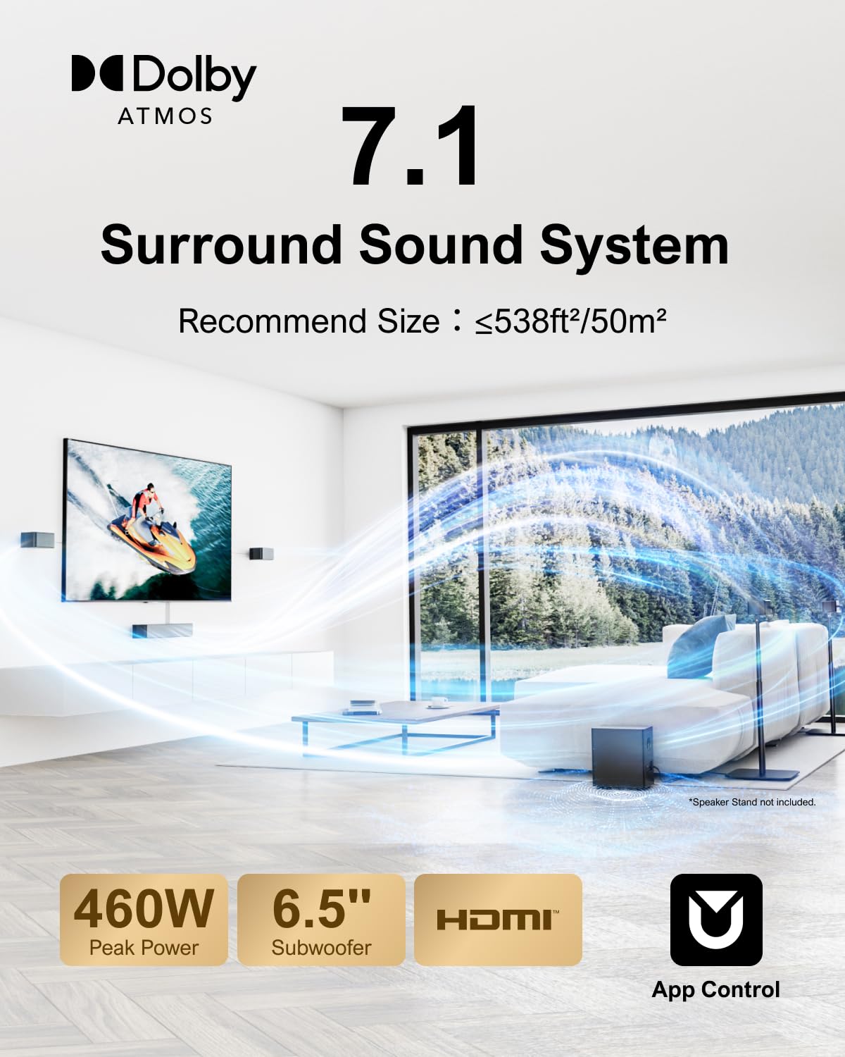 ULTIMEA Poseidon D80 app control interface for quick customization.