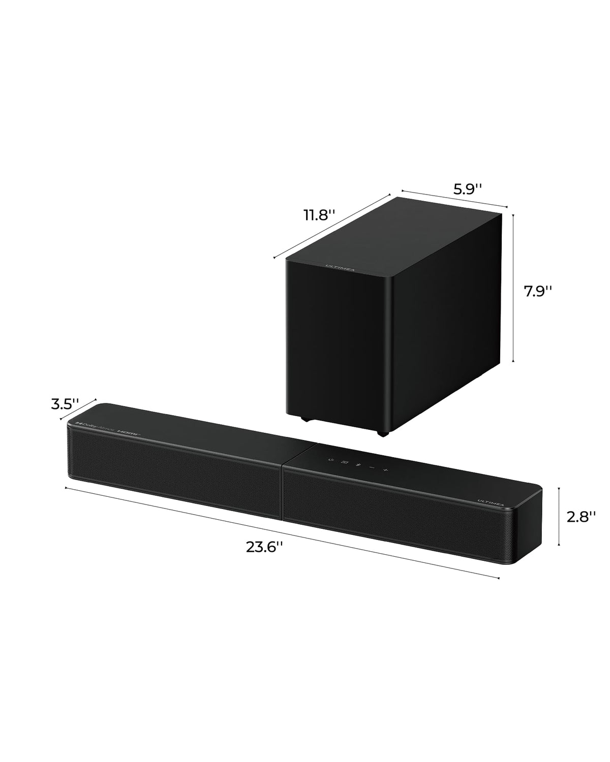 ULTIMEA Poseidon M40 sleek design fits modern living rooms