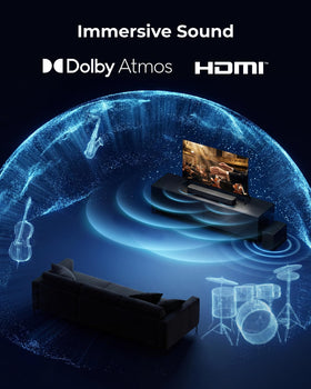 ULTIMEA Poseidon M40 HDMI eARC connection to TV
