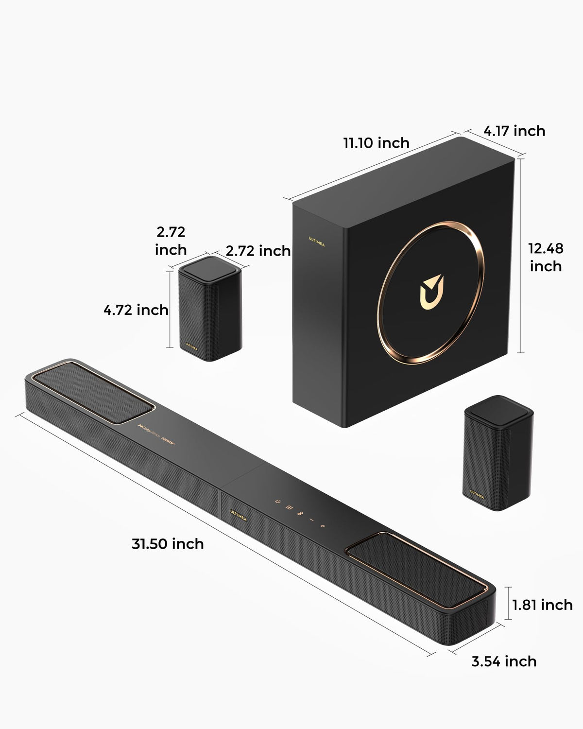 ULTIMEA Skywave F40 HDMI eARC port supports lossless audio