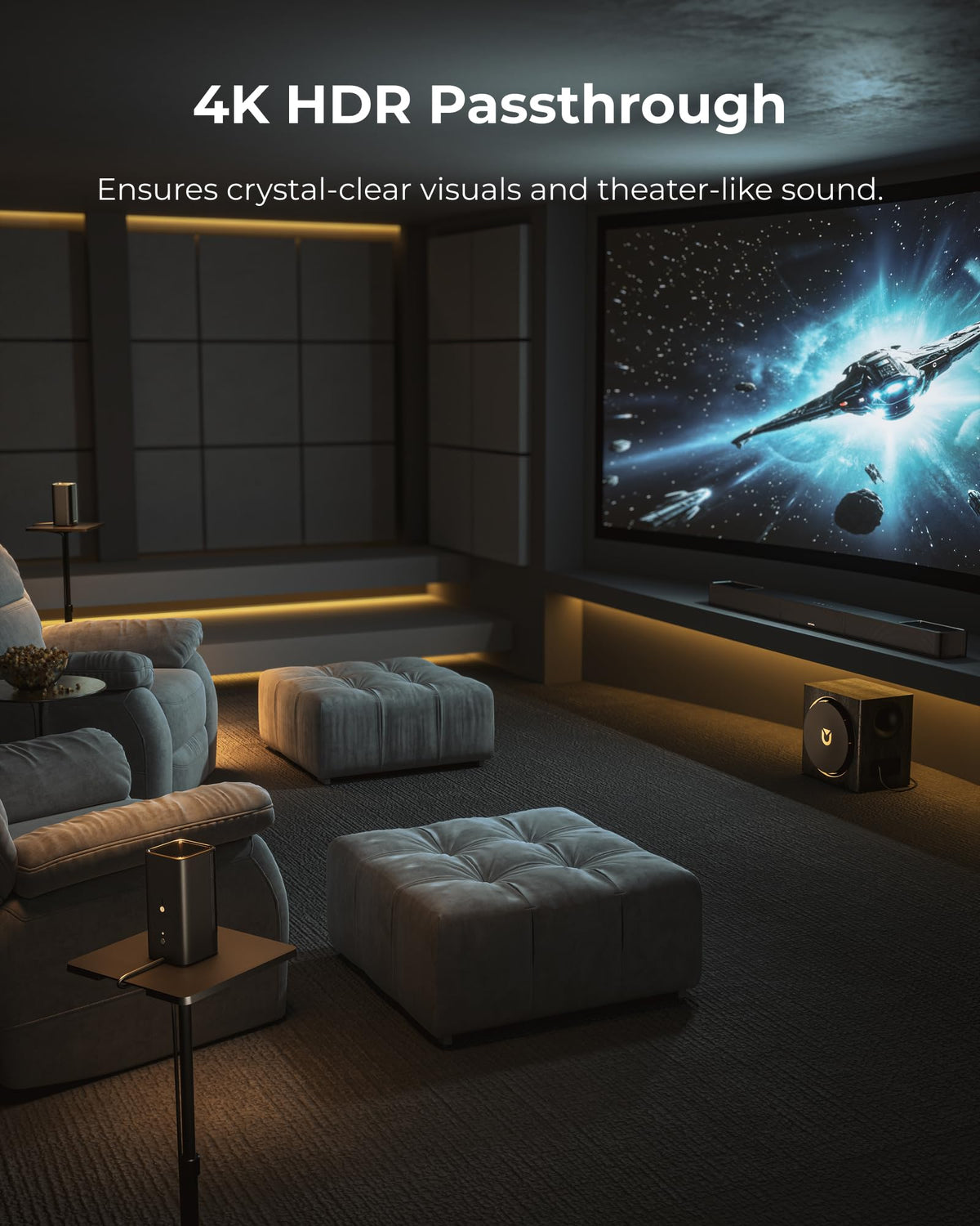 ULTIMEA Skywave X70 back panel highlights versatile connections