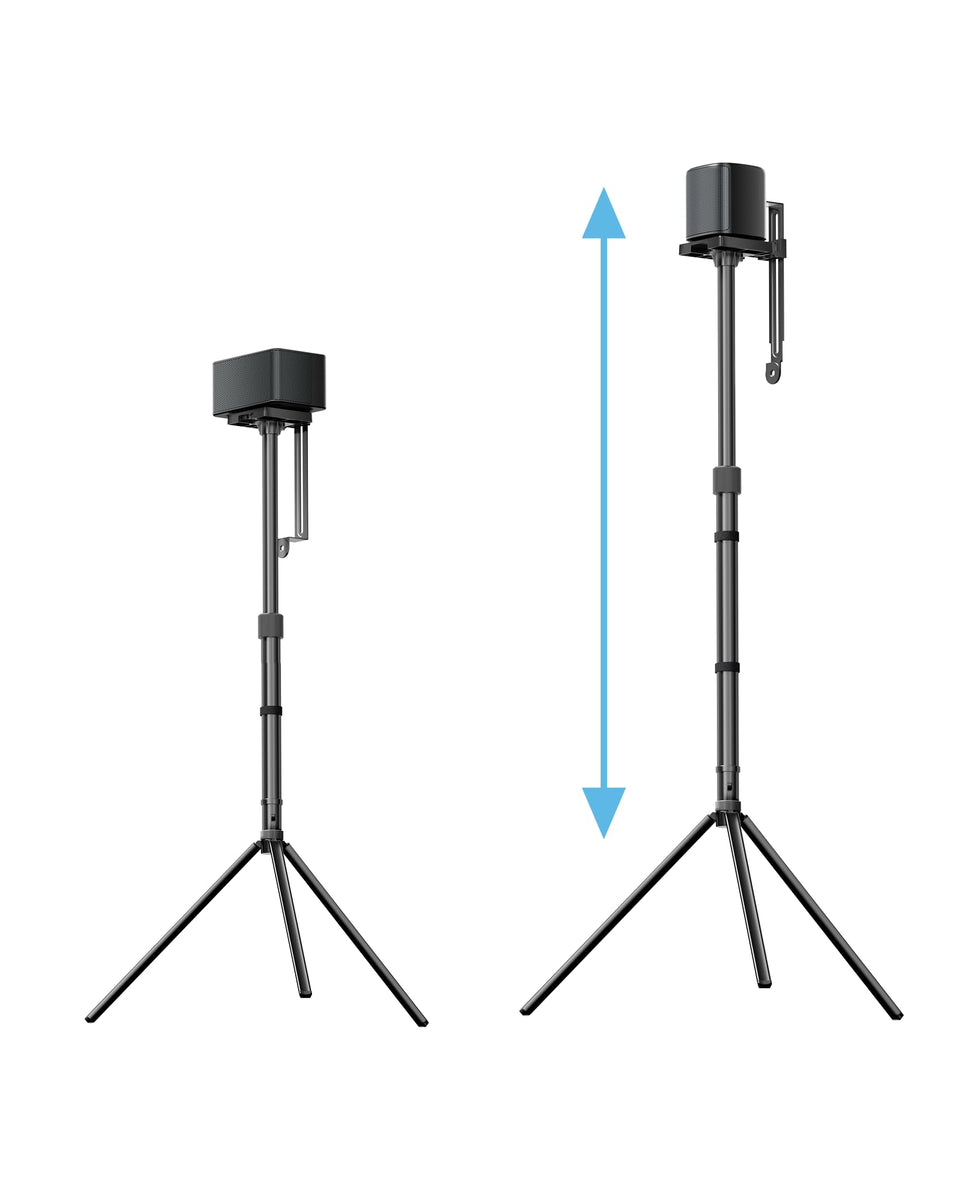 ULTIMEA front view of two black Steady 310 stands showing stable setup and tidy look