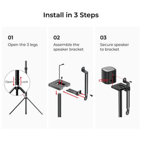 ULTIMEA stand beside ruler illustrating height range and scale