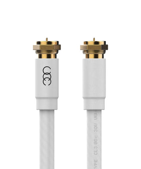 Ultra Clarity Cables jacket and quad shielding cross-section shows signal protection