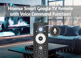 ULTRA PARTS Hisense remote six hotkeys close-up for instant app access