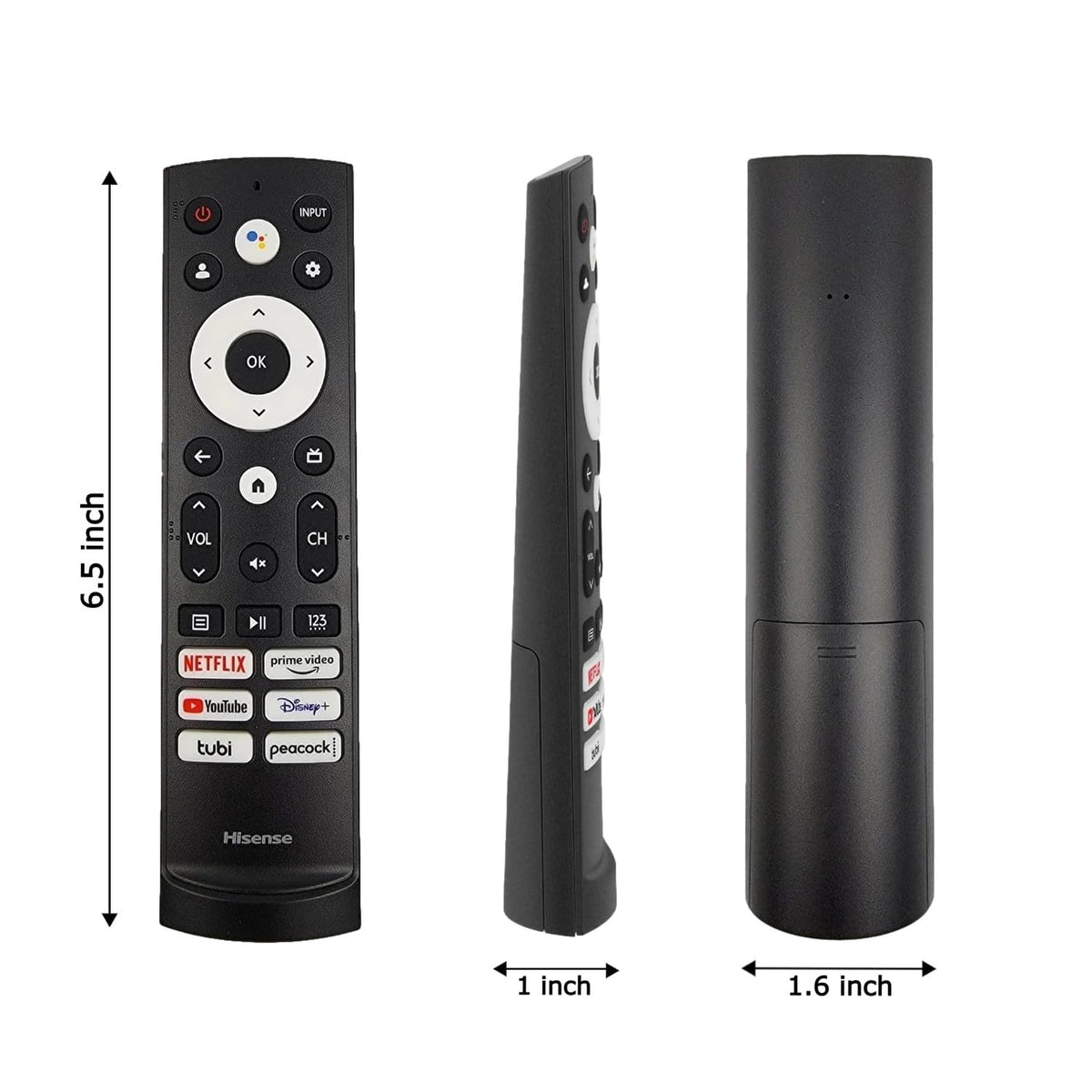 ULTRA PARTS Hisense remote packaging and OEM replacement design