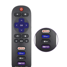 Battery compartment of Ultra Parts TCL Roku remote