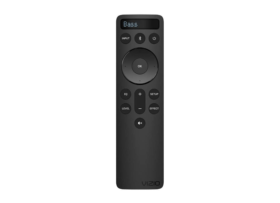 ULTRA PARTS Vizio backlit remote front view for easy night-time control.