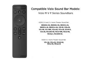 ULTRA PARTS Vizio remote LED display highlights modes for quick setup.