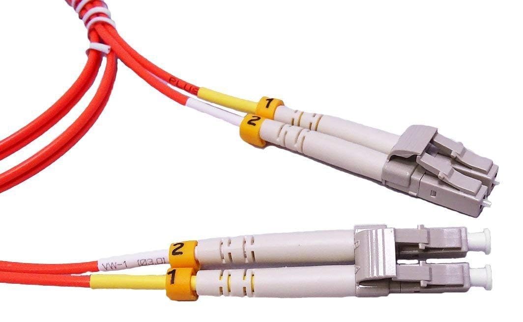 Orange jacket zip cord construction on Ultra Spec Cables fiber