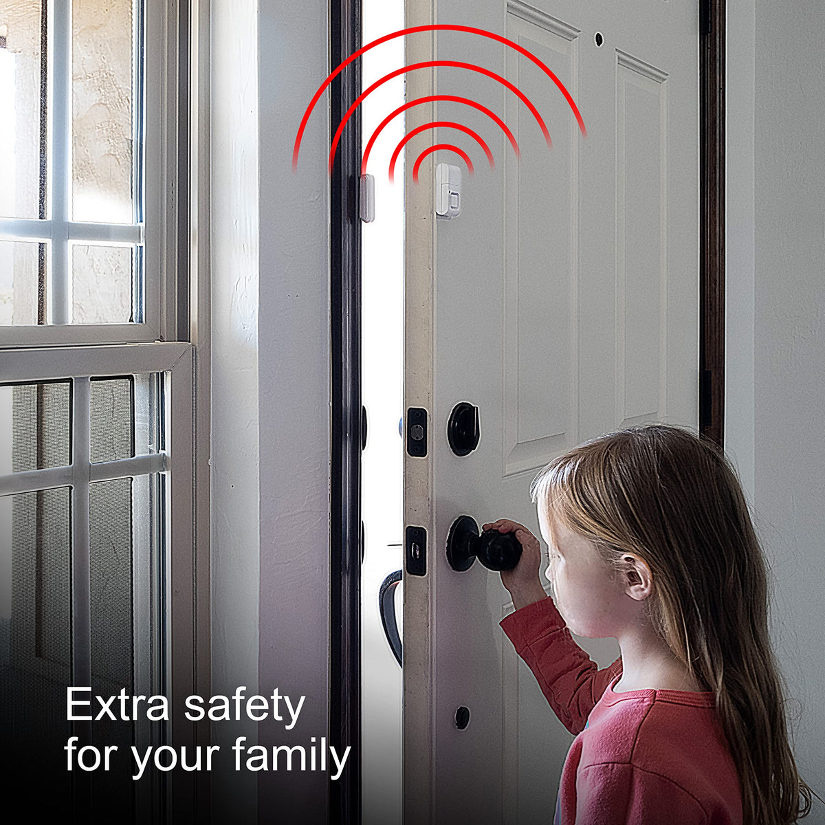 UltraPro alarm on cabinet and drawer offering added interior security