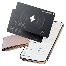Ultrbeka front packaging showing two slim tracker cards and benefits