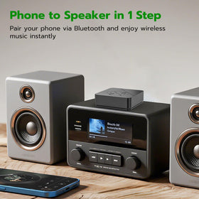 Ultrbeka held in hand illustrating compact size and convenient placement