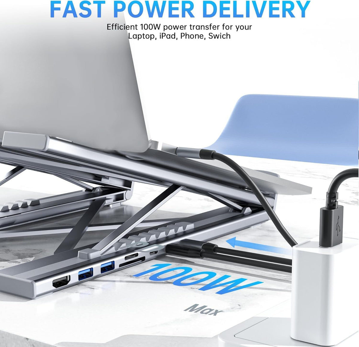 Umaniy folded stand with travel pouch highlighting portability and easy storage advantage