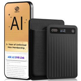 UMEVO Note Plus front view, compact AI recorder for on-the-go meetings