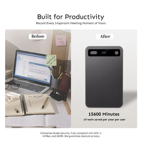 UMEVO Note Plus magnetic case attached for secure setup