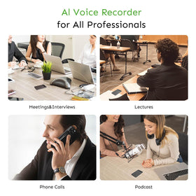 UMEVO Note Plus AI summaries: quick templates for meetings